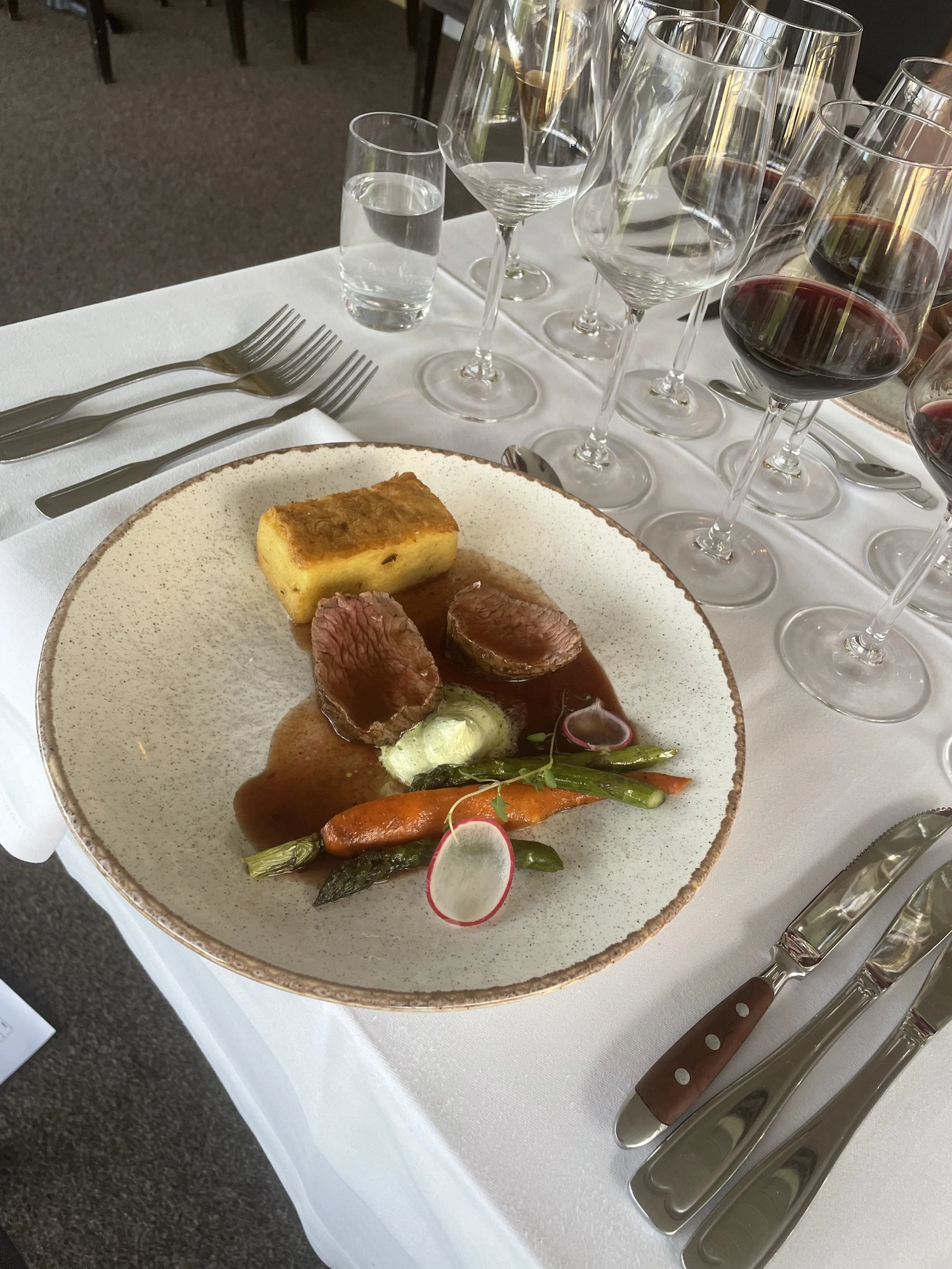 Abendessen mit Weinverkostung