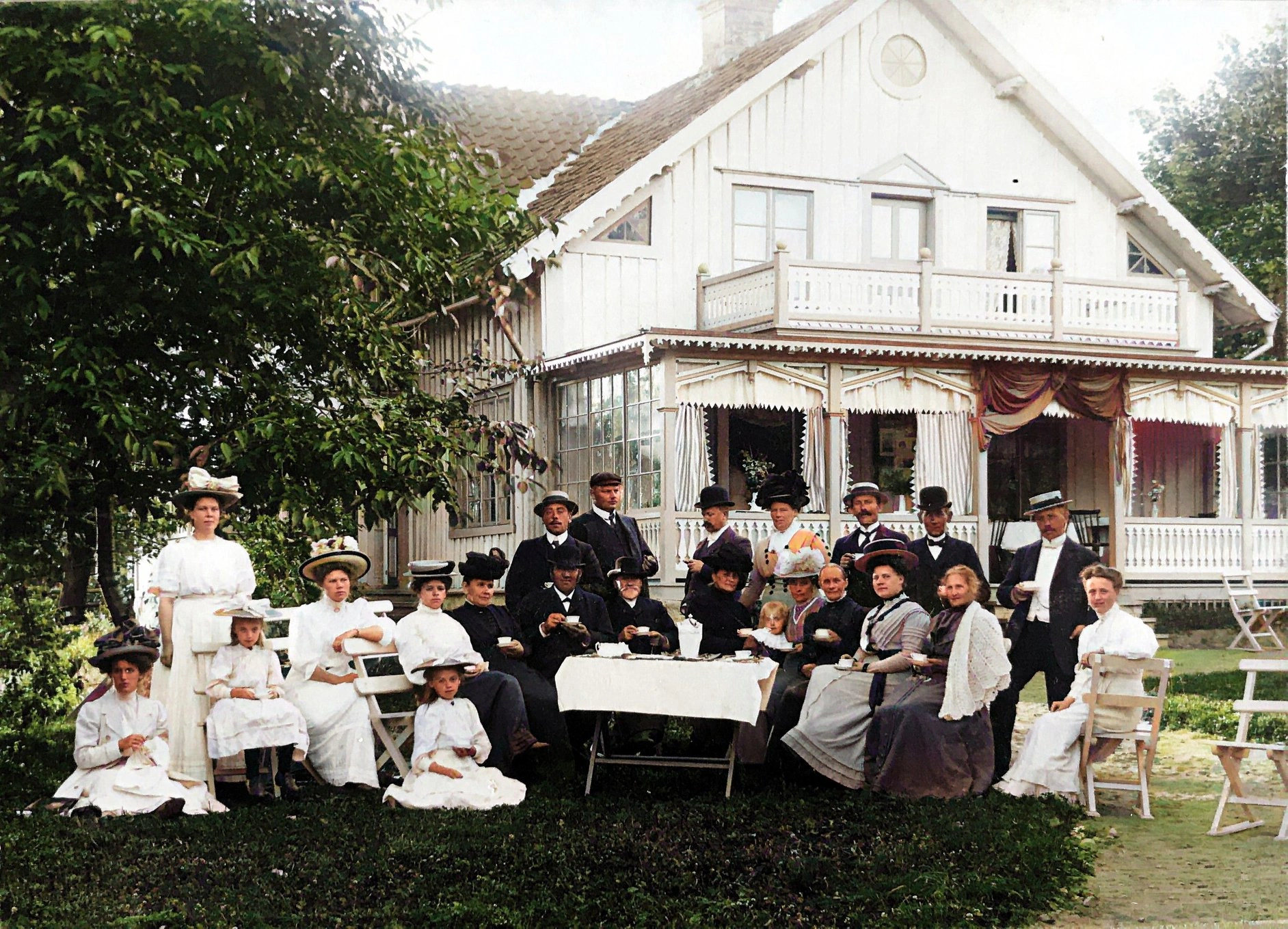 Samling i Brunnsparken